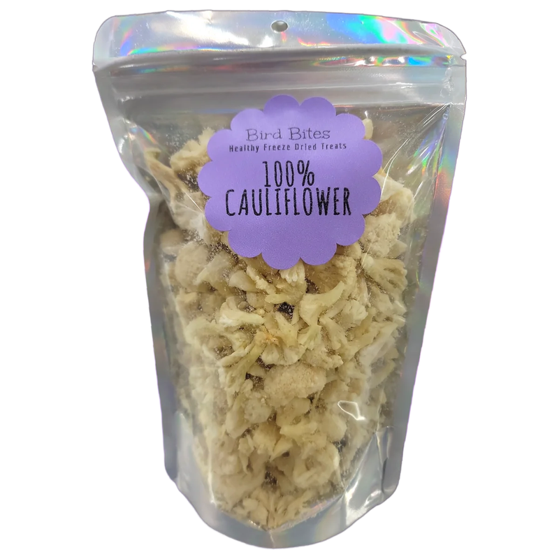 100% Freeze Dried Cauliflower by Bird Bites Generous 1.5 Cup Size