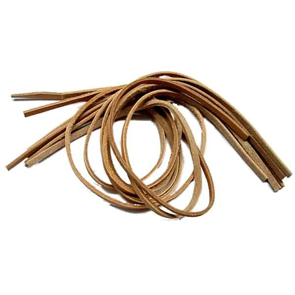 Leather Strips 6 Pieces 1/4" x 48" by Bonka Bird Toys