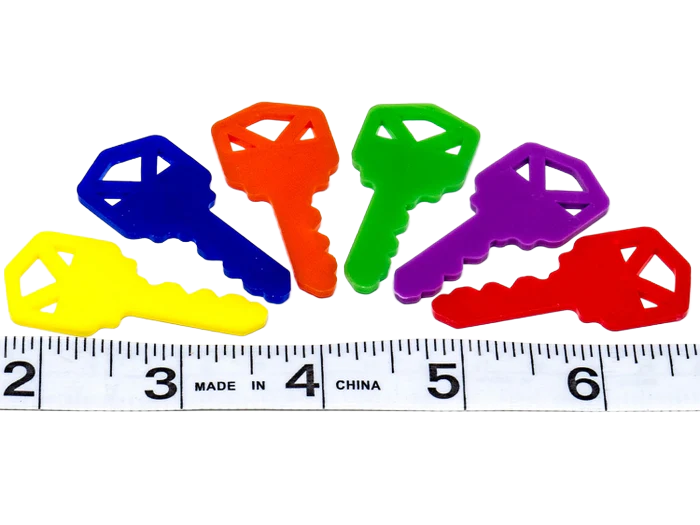 Plastic Keys - 24 Pack