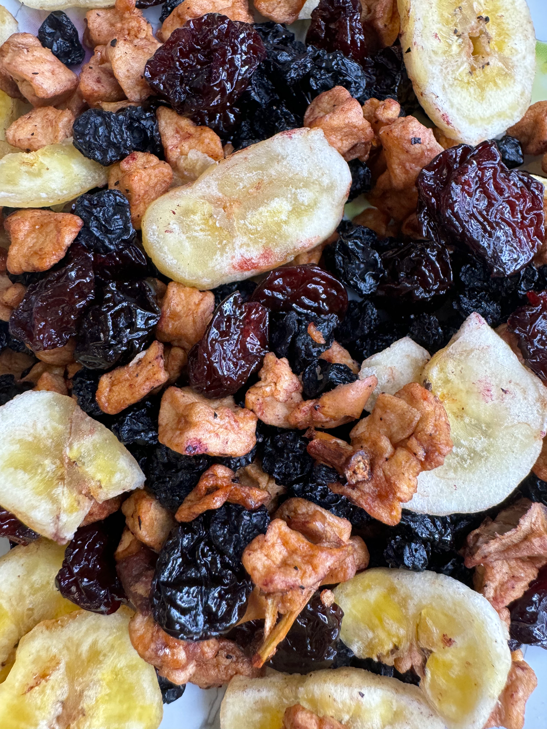 NEW! 8 oz Dried Fruit Mix - Human Grade, Unsulfured No Sugar Added