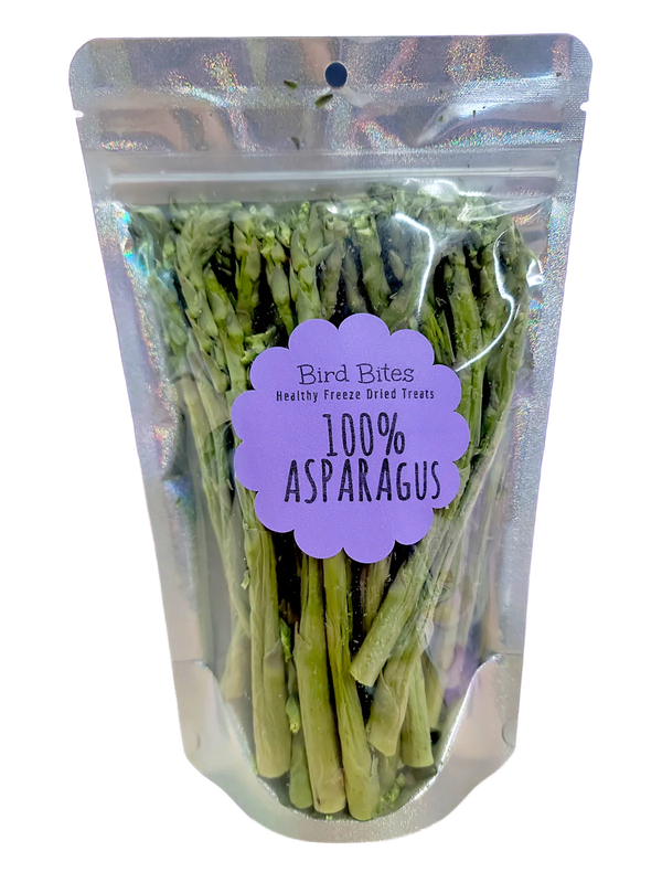 100% Freeze Dried Asparagus by Bird Bites Generous 1.5 Cup Size