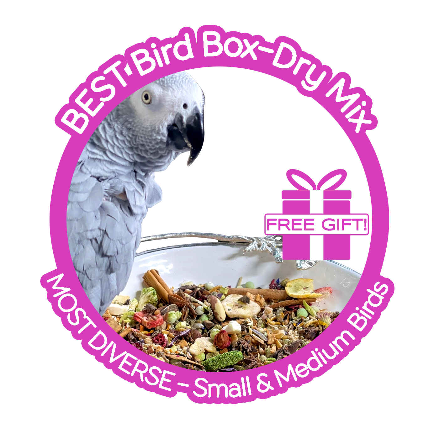 Thrive! Best Bird Box (use for every 3 month subscription) — Small &amp; Medium Birds