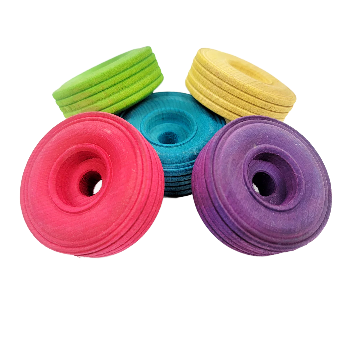 2" Wooden Tires - 10 Pack