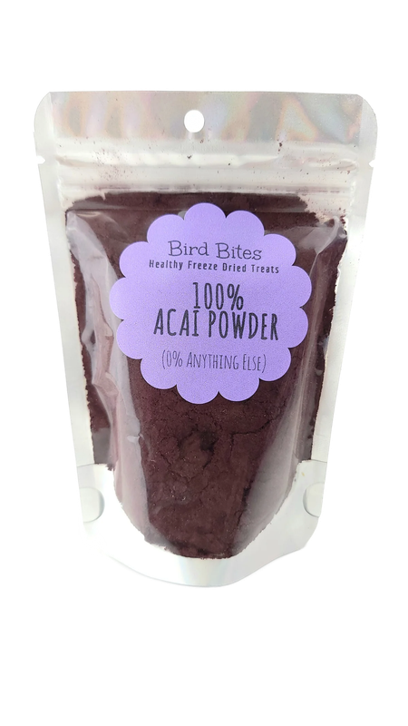 100% Acai Powder - by Bird Bites Generous 1.5 Cup