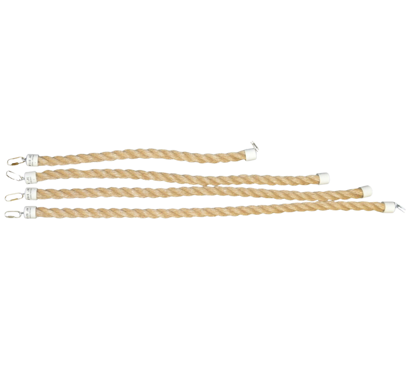 5/8 Inch Diameter Polypropylene Rope Perch  - Natural Color 14" Length
