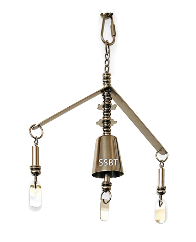 Whirl Around - Small good for Small and Medium Birds - Stainless Steel - Hand made in the USA