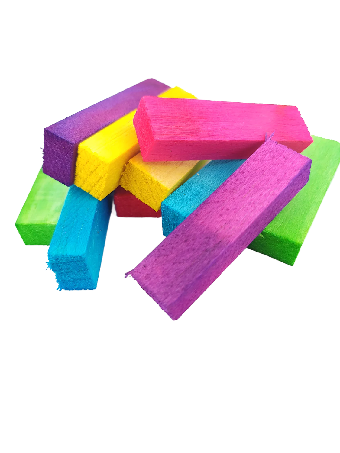 3" Balsa Fries Color - 10 Pack