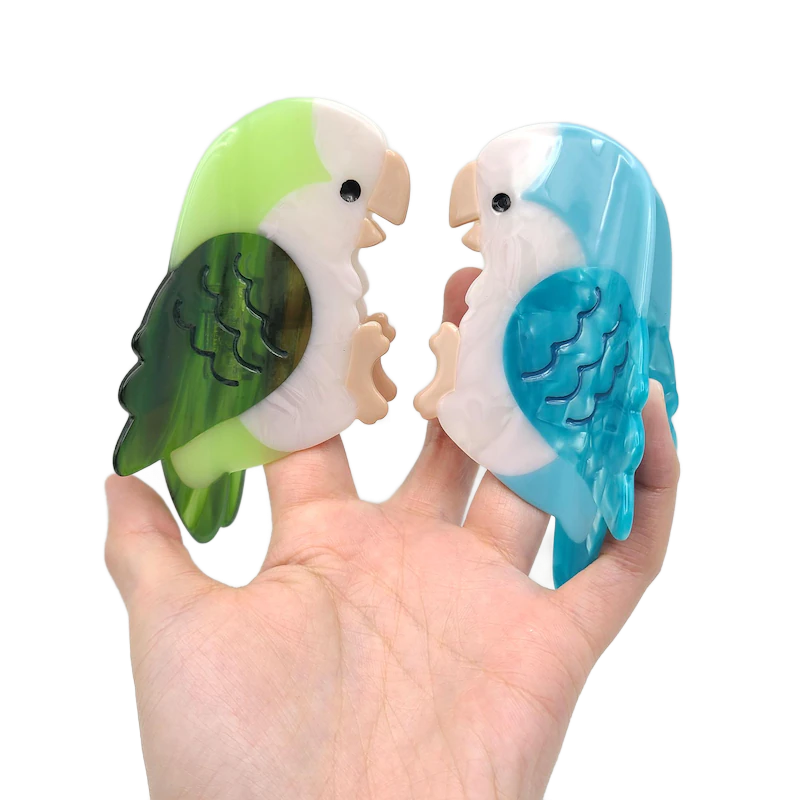 Quaker Green Hair Claw Clip