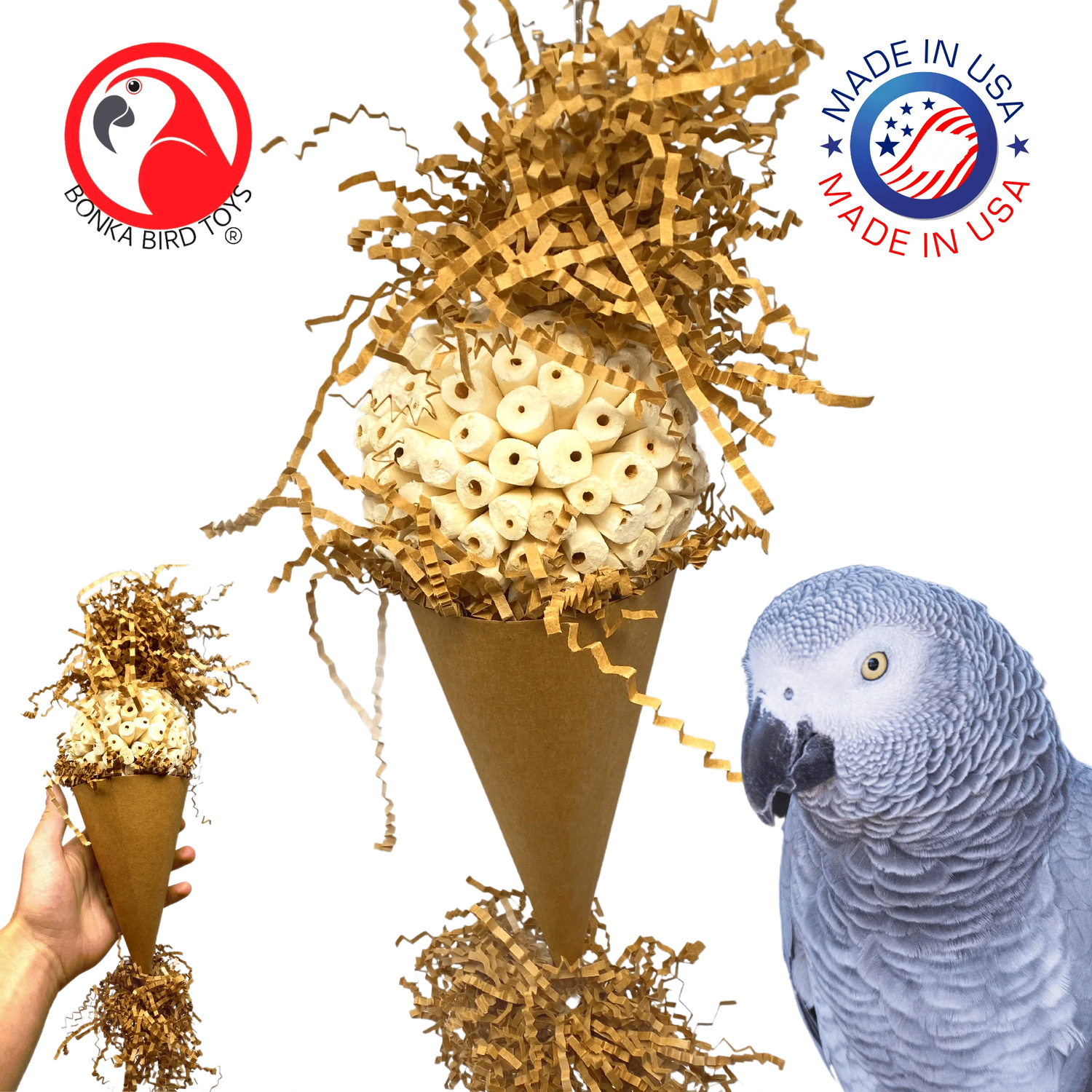 Big Sola Cone Toy by Bonka Bird Toys