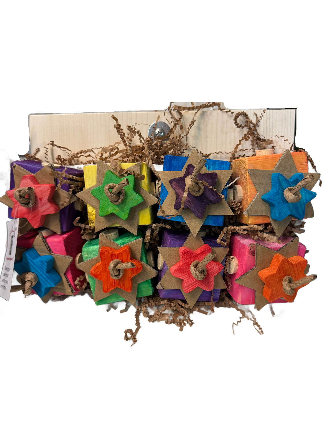 Oh My Starz Cage Mount Toy by Birdie Box Bird Toys