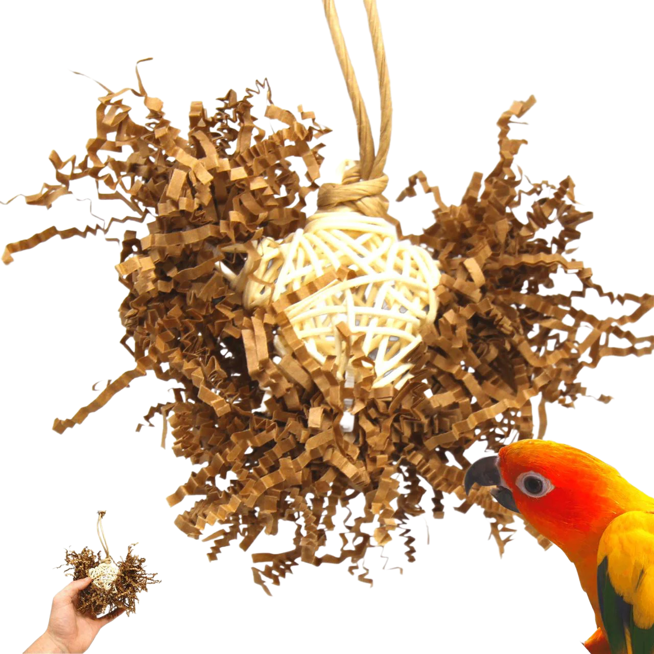 Natural Foraging Star for Small Birds by Bonka Bird Toys