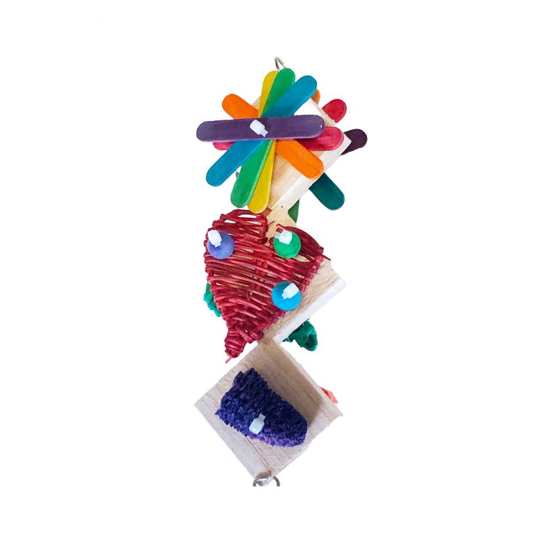 Balsa Diamonds Small Toy by PDS Parrot Toys