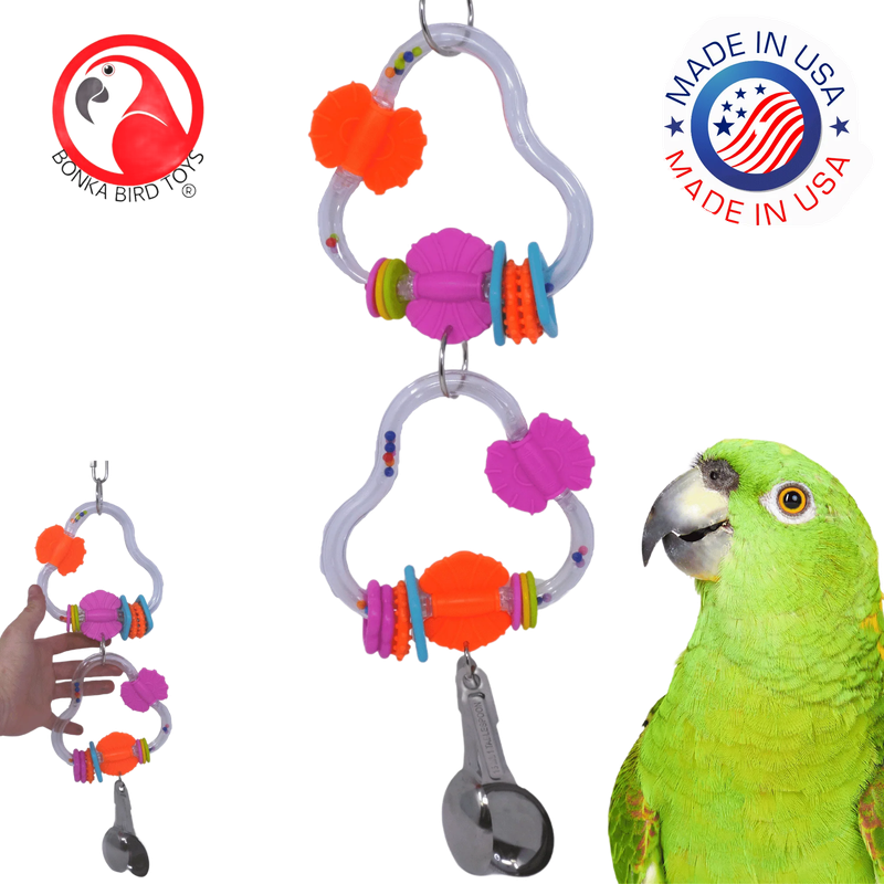 Duo Puzzle Play Hanging Toy by Bonka Bird Toys