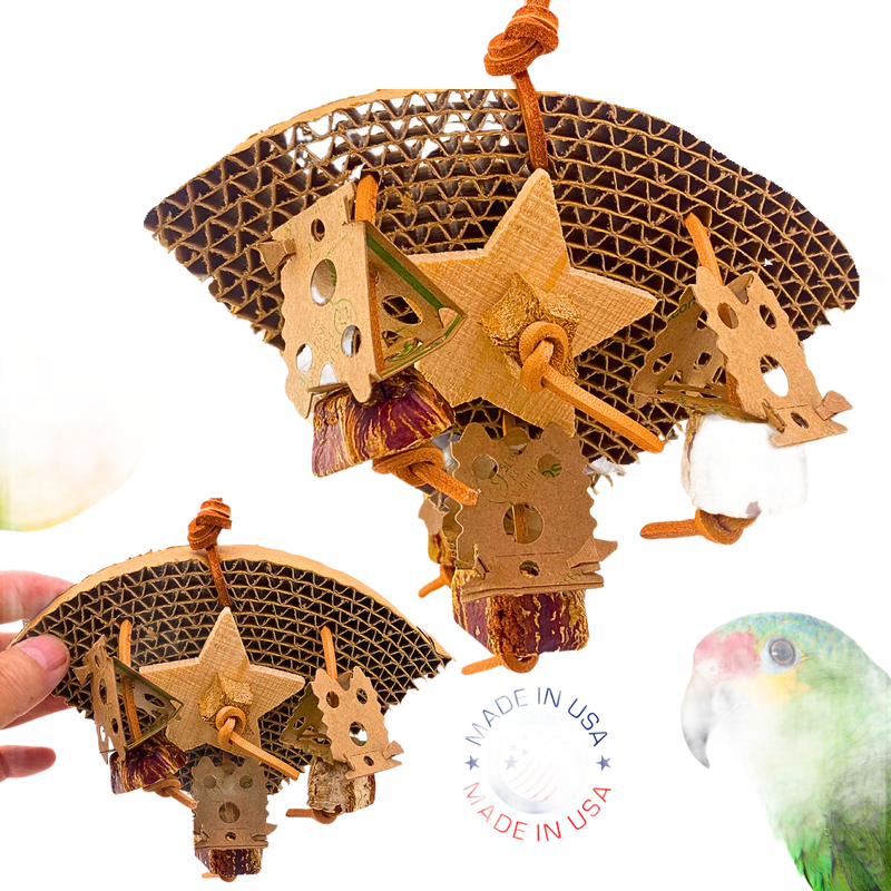 Natural Chomp Slice for Small and Medium Birds by Bonka Bird Toys