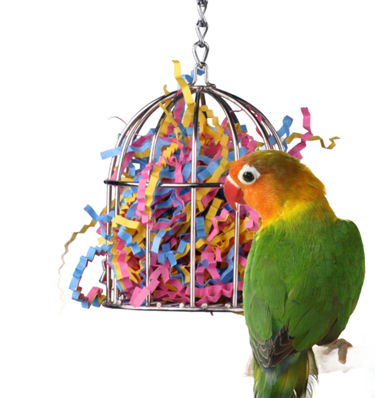 Mini Stainless Steel Baffle Cage by Super Bird Creations