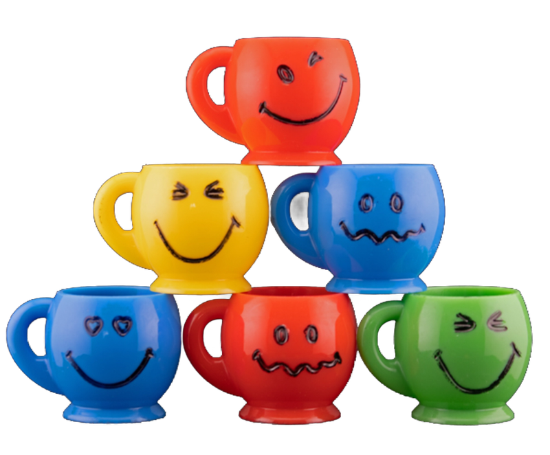 Smiley Mug 6 pack by Super Bird Creations