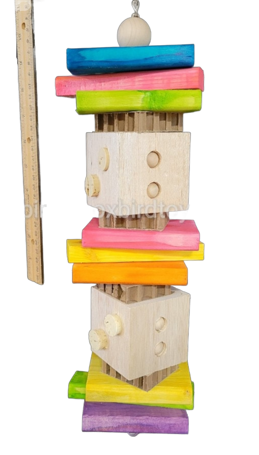 The Balsa Beaker Stainless by Birdie Box Bird Toys