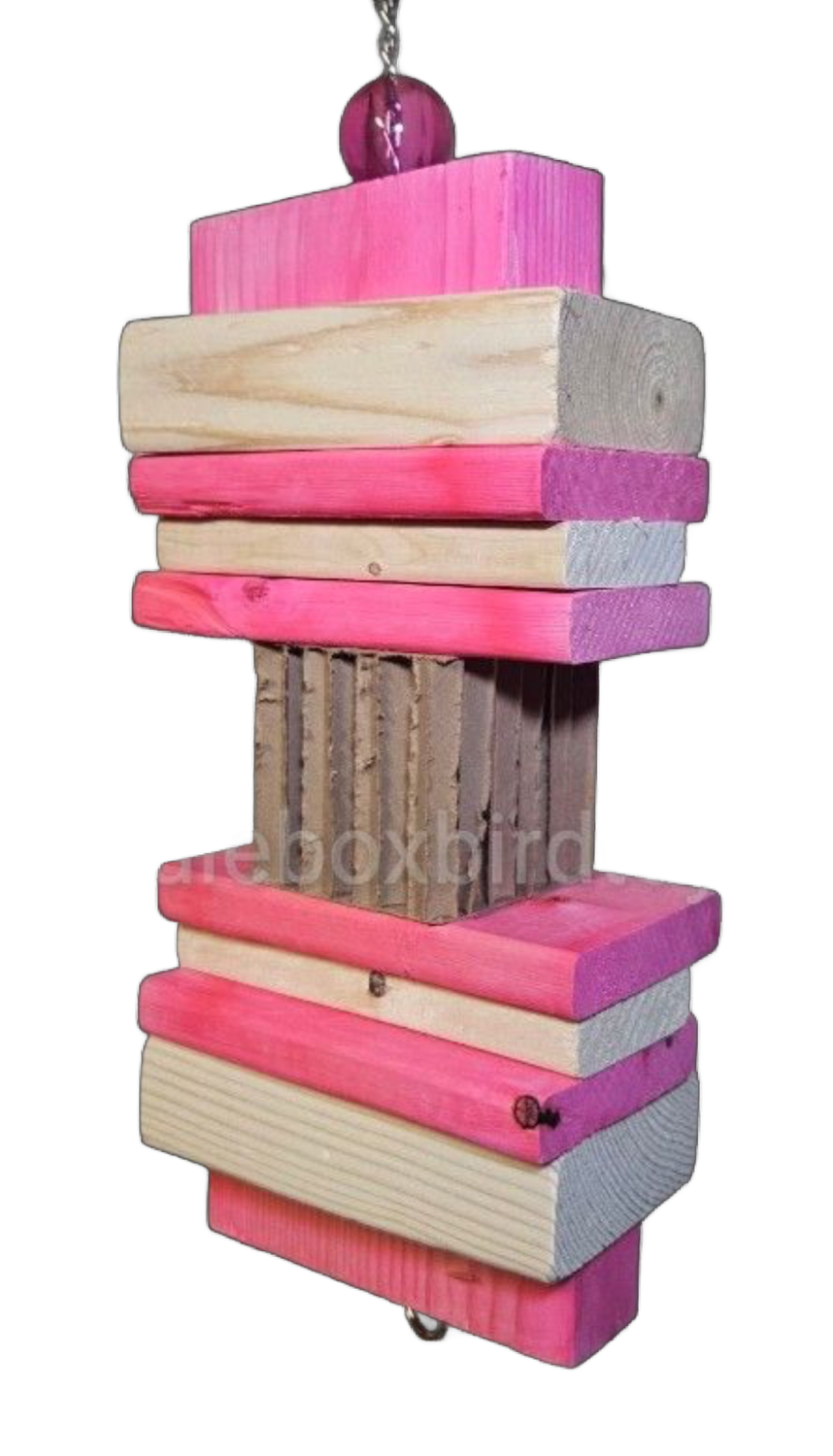 Layer Cake Stainless for Large Birds by Birdie Box Bird Toys