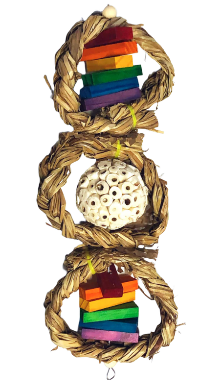 Cirque Bird Toy by PDS Parrot Toys