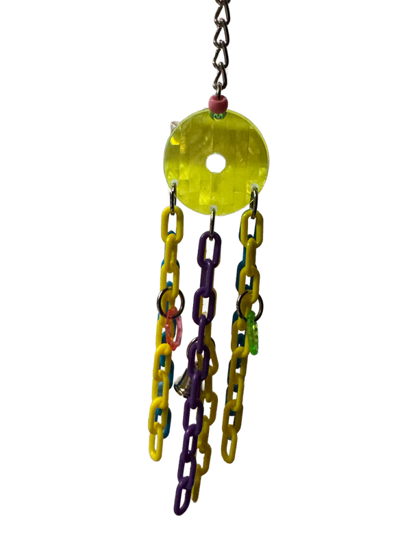 Chain Delight Small Acrylic Hanging Toy by Epic Bird Toys