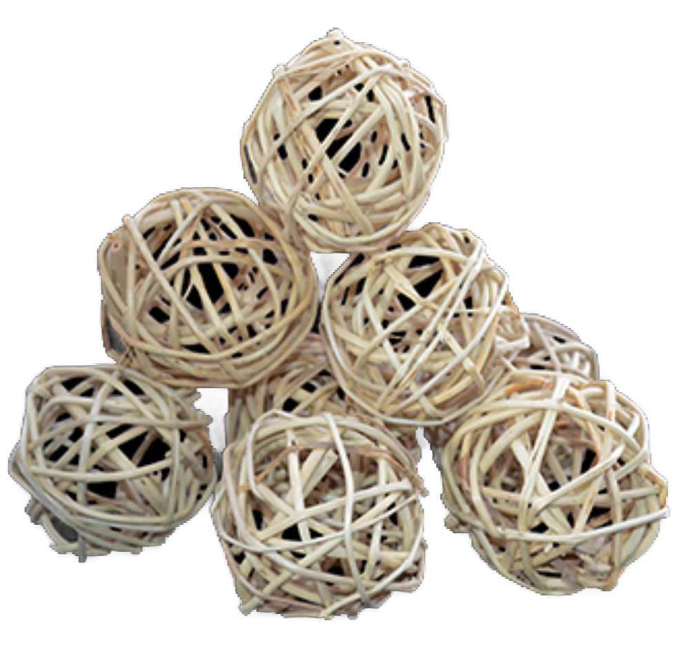 6cm Vine Ball - 6 Pack