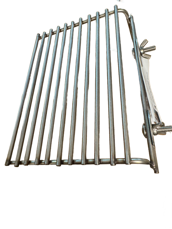Stainless Steel Narrow Spaced 12" x 5" Side Mount Shelf Rests by Expandable Habitats
