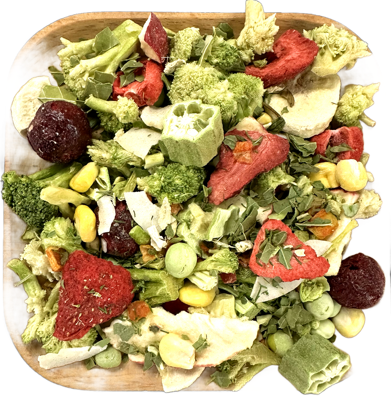 NEW! BULK Freeze Dried Garden Chop BIGGIE Bag - 6 cups Freeze Dried veggies, herbs and more! by China Prairie