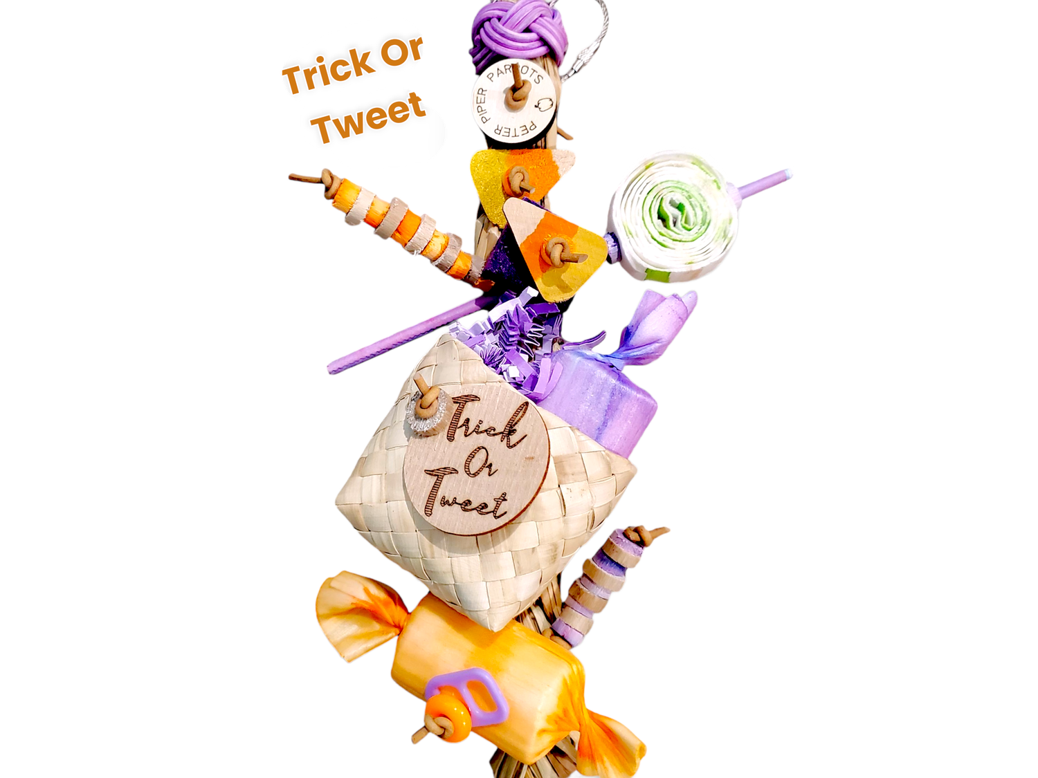Trick or Tweet Seagrass Shredder by Peter Piper Parrots - Limited Edition