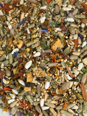 NEW - Delectable! Plus TOPs Pellets Dry Blend 100% Natural Whole Foods for all Small and Medium Size Birds especially Cockatiels, Budgies, Love Birds, Parakeets, Conures and Parrotlets NEW - Delectable! Plus TOPs Pellets Dry Blend 100% Natural Whole Foods for all Small and Medium Size Birds especially Cockatiels, Budgies, Love Birds, Parakeets, Conures and Parrotlets