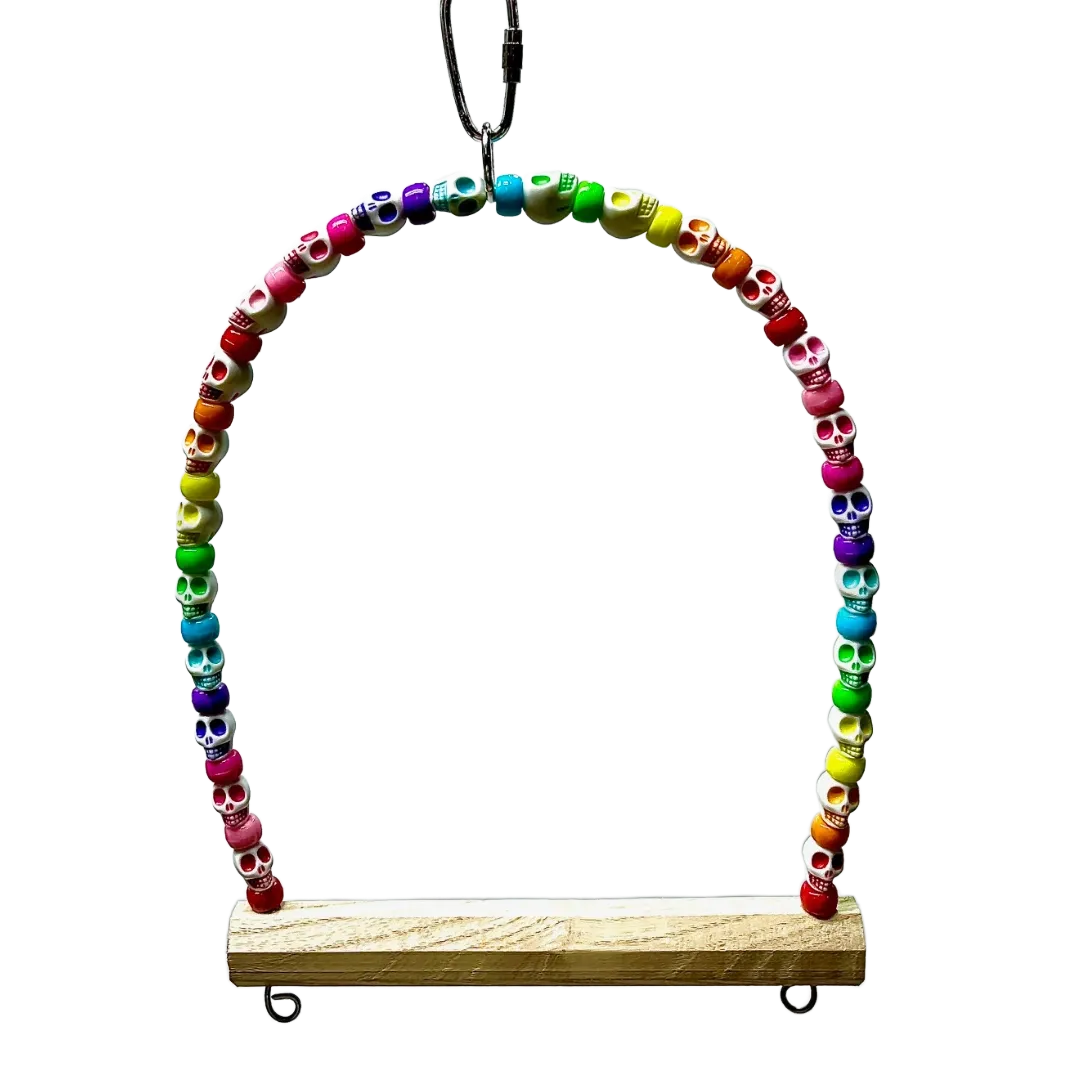 Skullington Swing for Small Birds by Bite Me Birdie