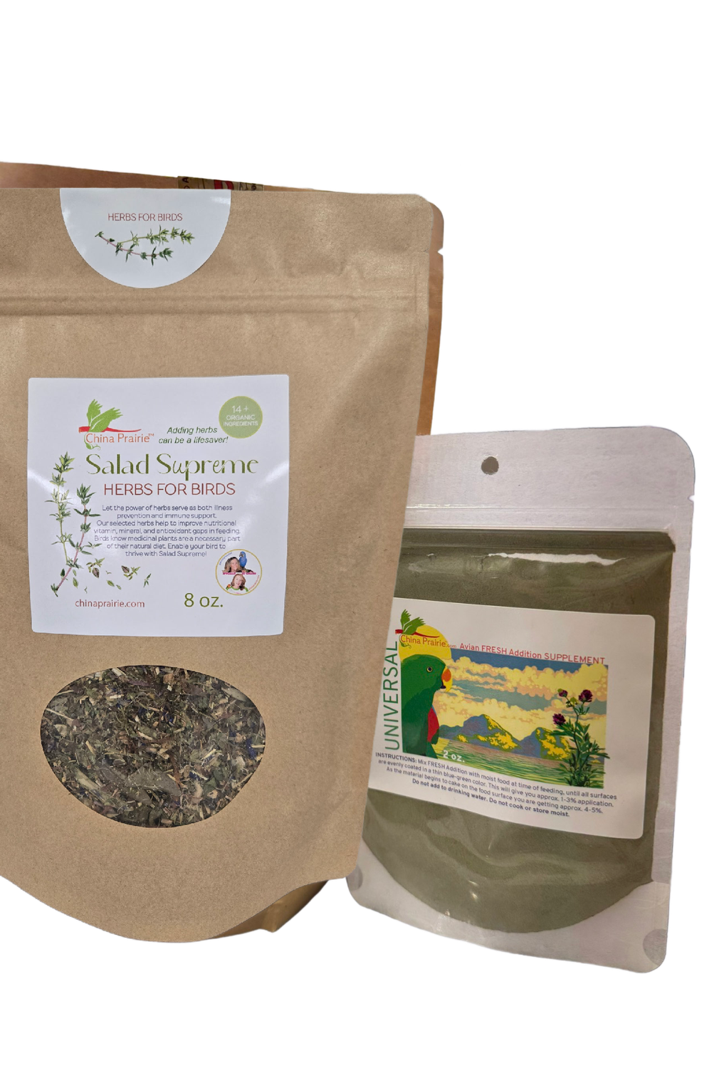 Attain &amp; Enhance Wellness Supplement Combo - for all Birds