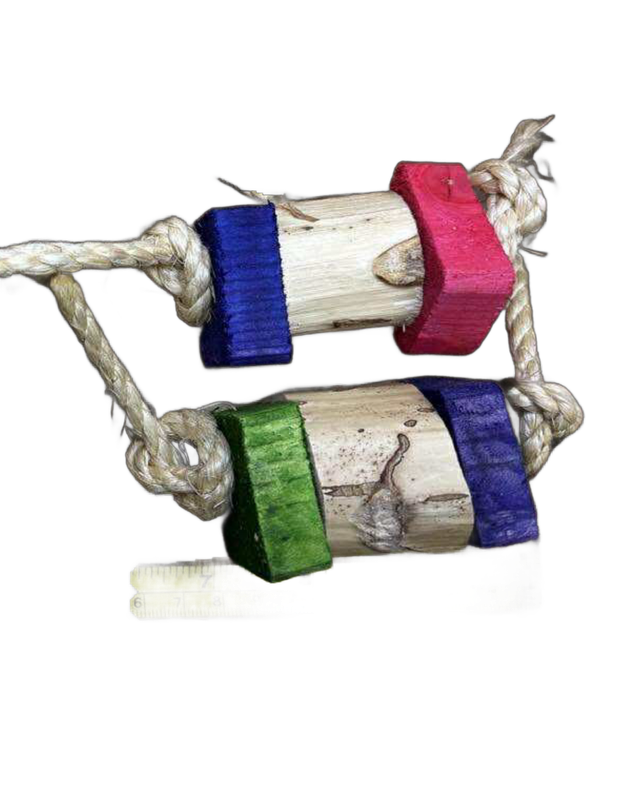 Yucca &amp; Pine Large Bird Foot Toy Set of 2 by Jungle Bird Toys