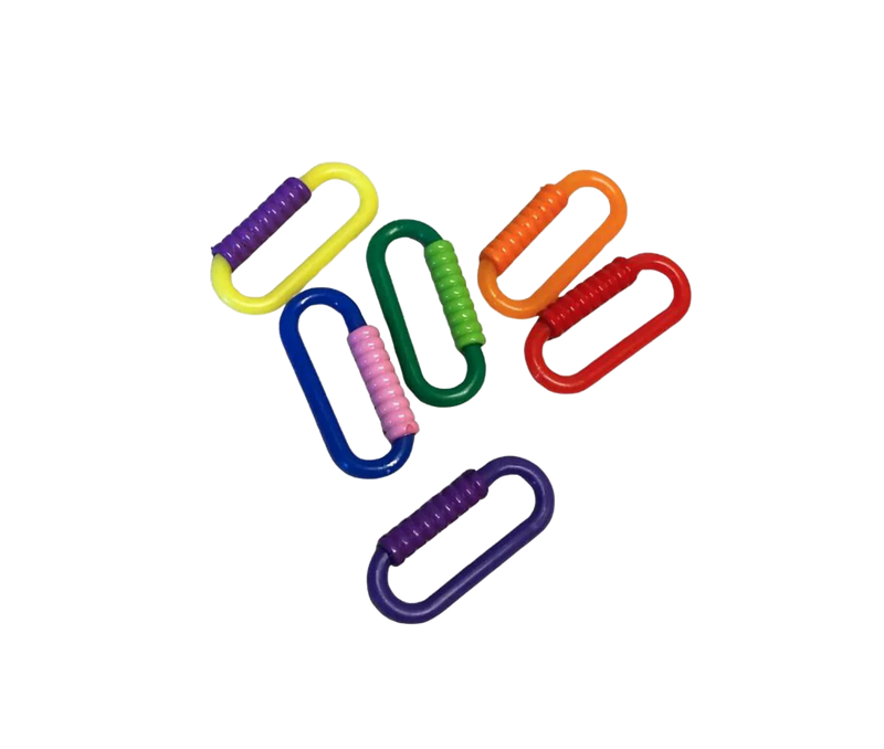 Plastic Links for Hanging Bird Toys Set of 3 by PDS Parrot Toys