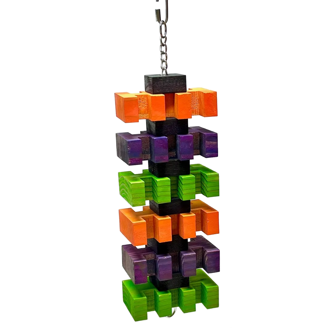 Jagger Halloween hanging toy for Large Size Birds by Bite Me Birdie