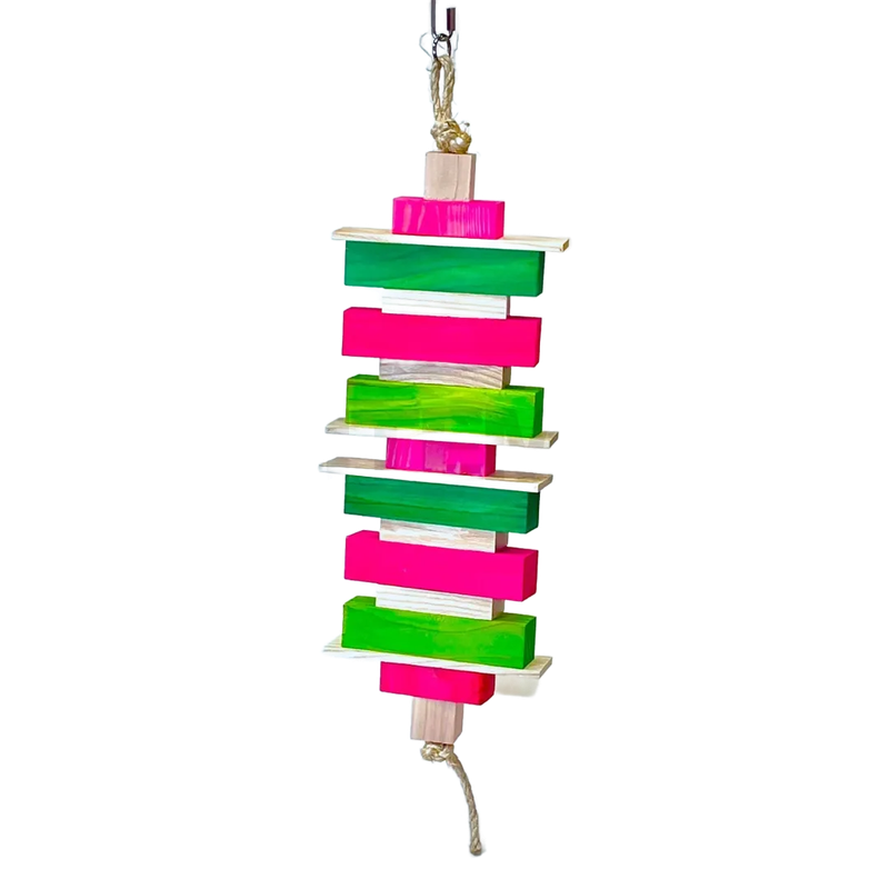 Simon Christmas for Large Birds - Mix of Ash and Pine Blocks by Bite Me Birdie