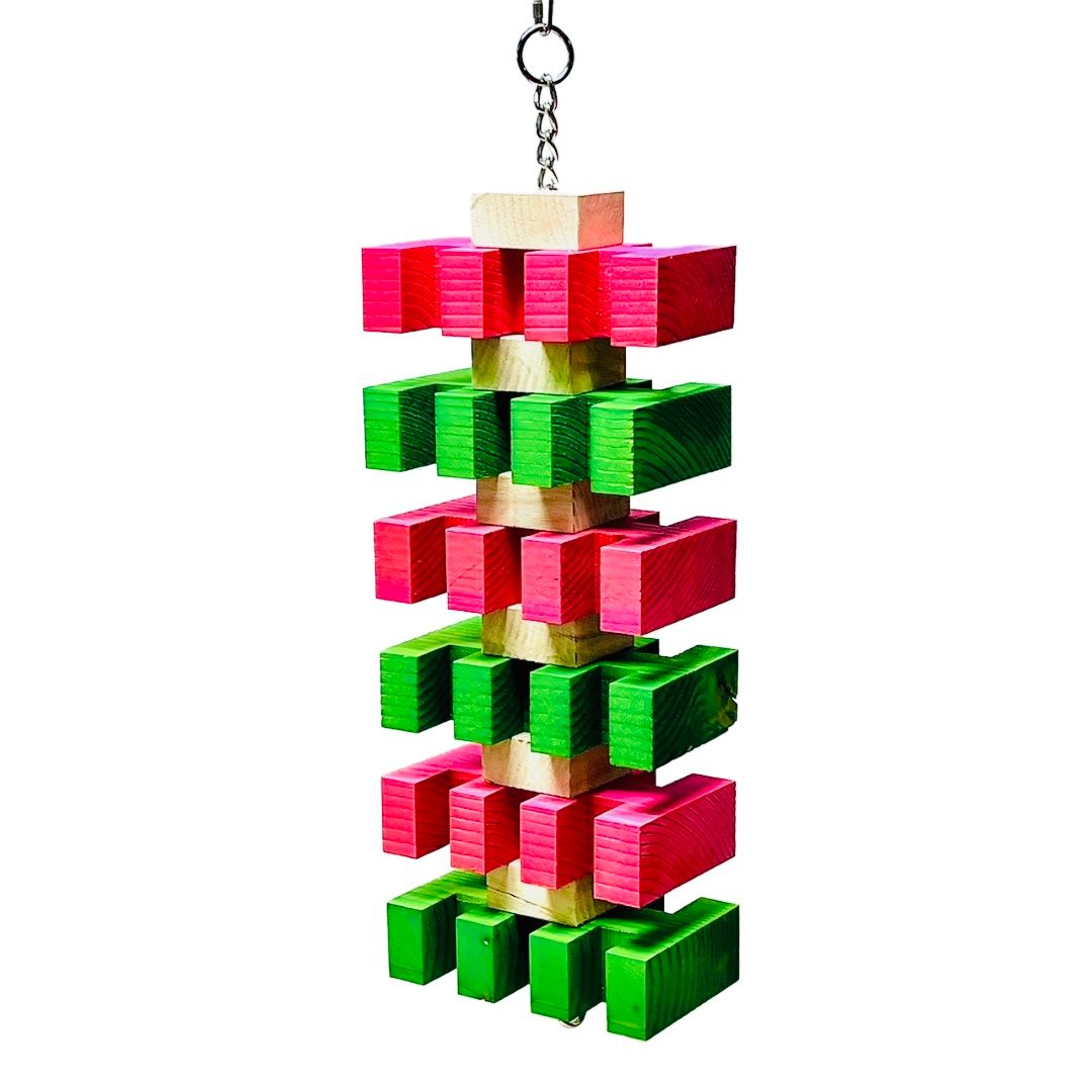 Jagger Christmas hanging toy for Large Size Birds by Bite Me Birdie