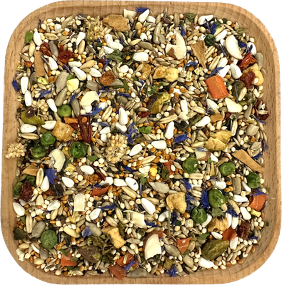 NEW - Delectable! 1 Lb Dry Blend 100% Natural Whole Foods for all Small and Medium Size Birds especially Cockatiels, Budgies, Love Birds, Parakeets, Conures and Parrotlets by China Prairie NEW - Delectable! 1 Lb Dry Blend 100% Natural Whole Foods for all Small and Medium Size Birds especially Cockatiels, Budgies, Love Birds, Parakeets, Conures and Parrotlets by China Prairie