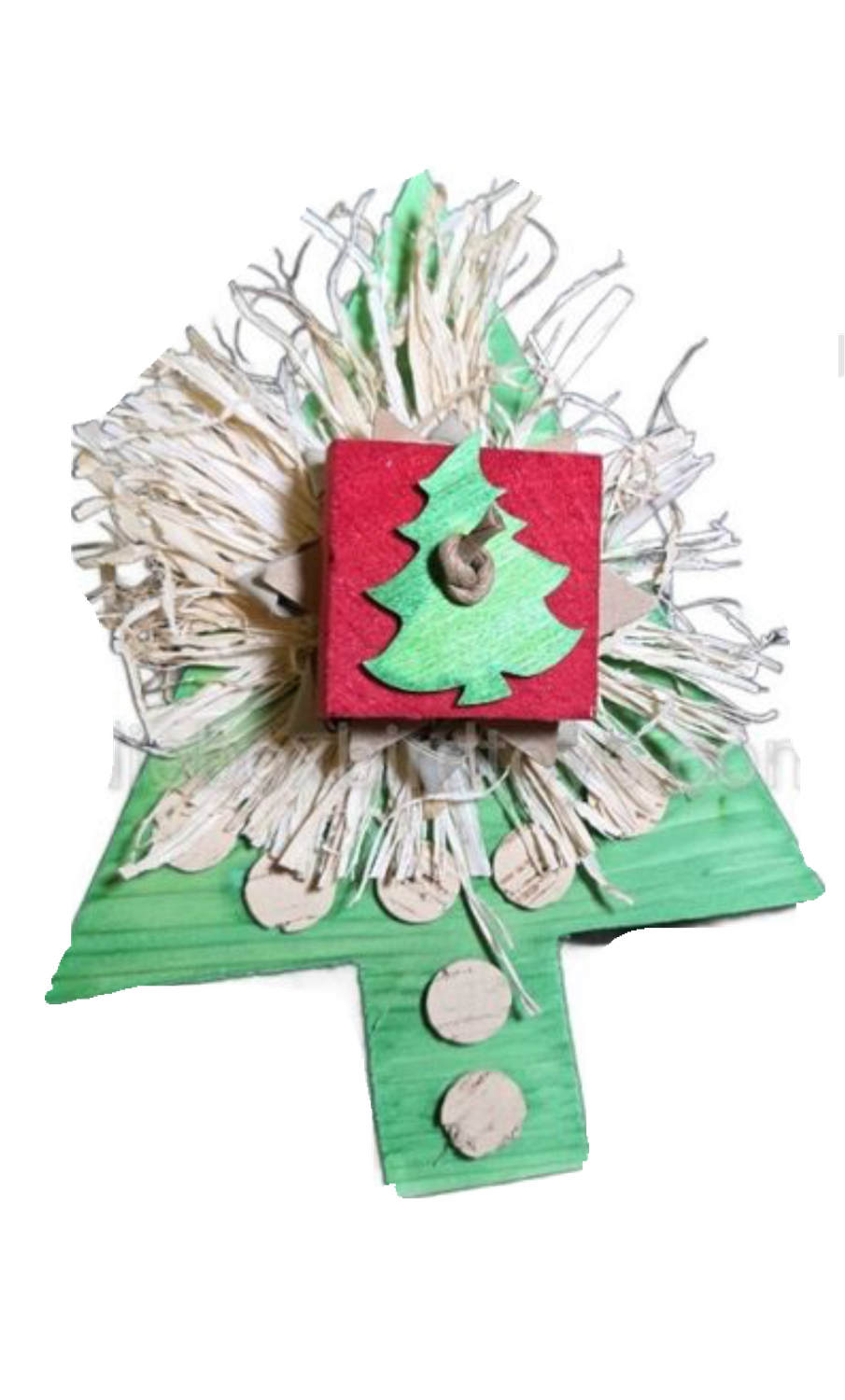 Medium Holiday Tree Cage mount Limited Edition for Medium Birds by Birdie Box Bird Toys