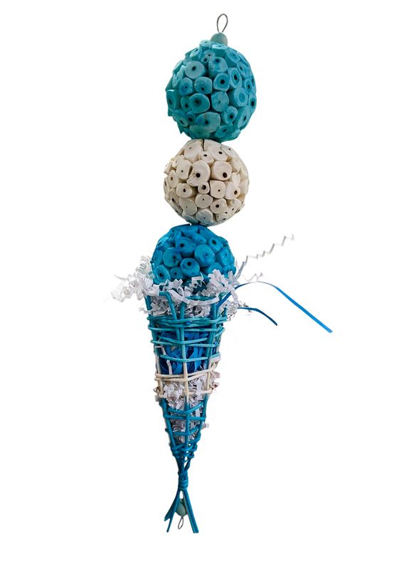 Snow Capped Sola Cone by Feathered Addictions
