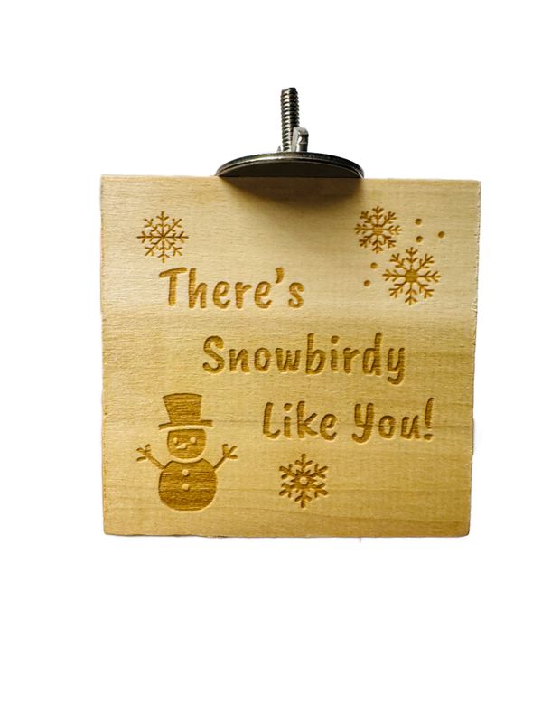 There's Snowbirdy Like You Poplar Platform by Feathered Addictions