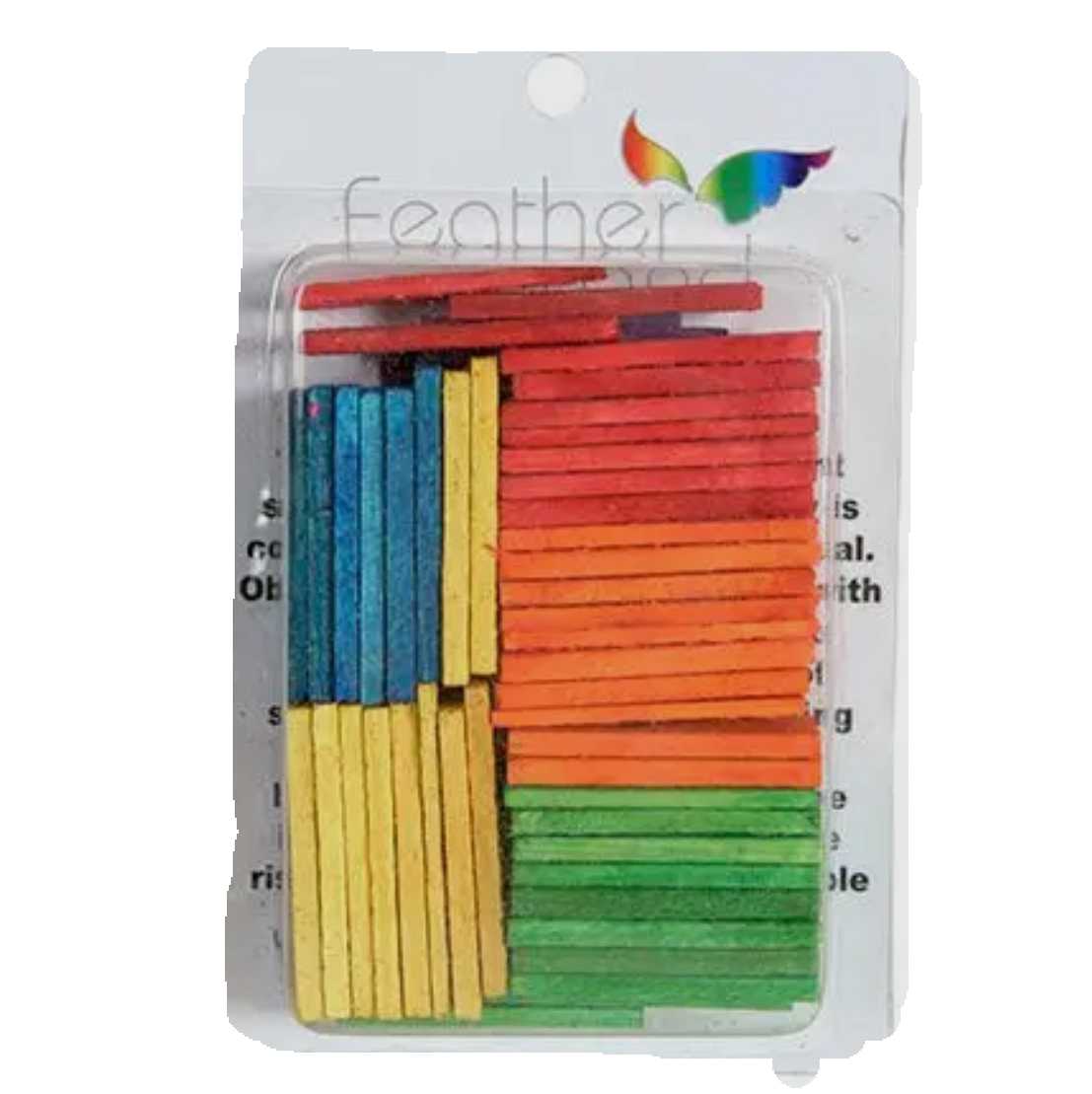 Pre Drilled Colorful Wood Slats by Featherland Paradise