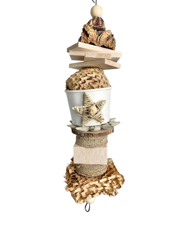 Bare &amp; Beautiful Toy for Small &amp; Medium Birds by Pirate's Beak