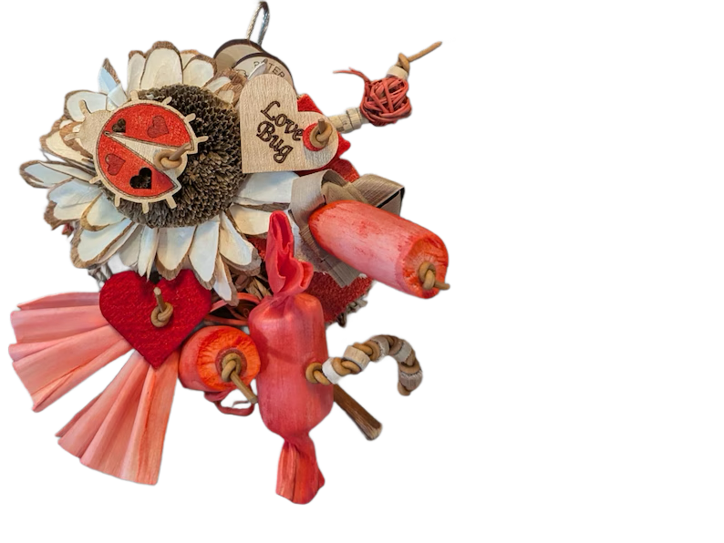 Love Bug 4"x4" Premium Mat Shredder by Peter Piper Parrots Limited Edition