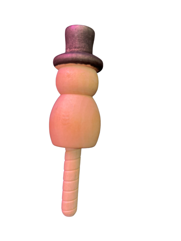 Wooden Stick Snowman Talon Toy by Bite Me Birdie
