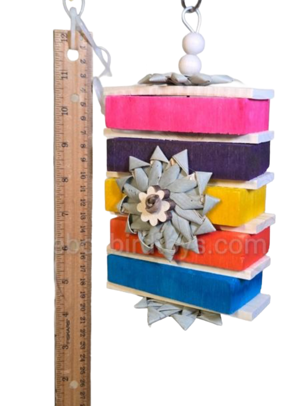 Balsa Flowers for Medium Birds by Birdie Box Bird Toys