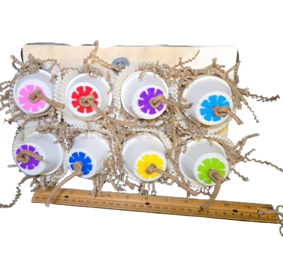 Smorgasbord with Stainless Hardware for Large Birds by Birdie Box Bird Toys