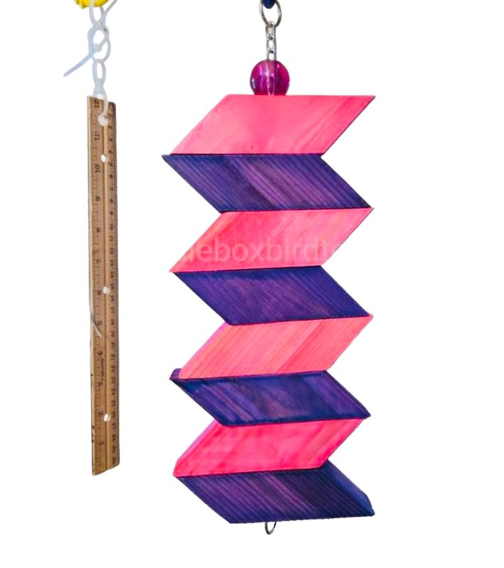 Zig Zag Large Birds by Birdie Box Bird Toys