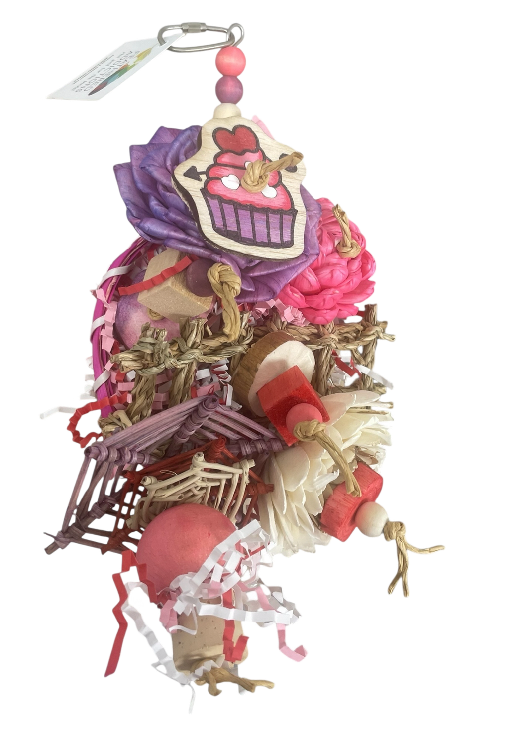 You're so Sweet Crunchy Basket for Small &amp; Medium Birds by Feathered Addictions