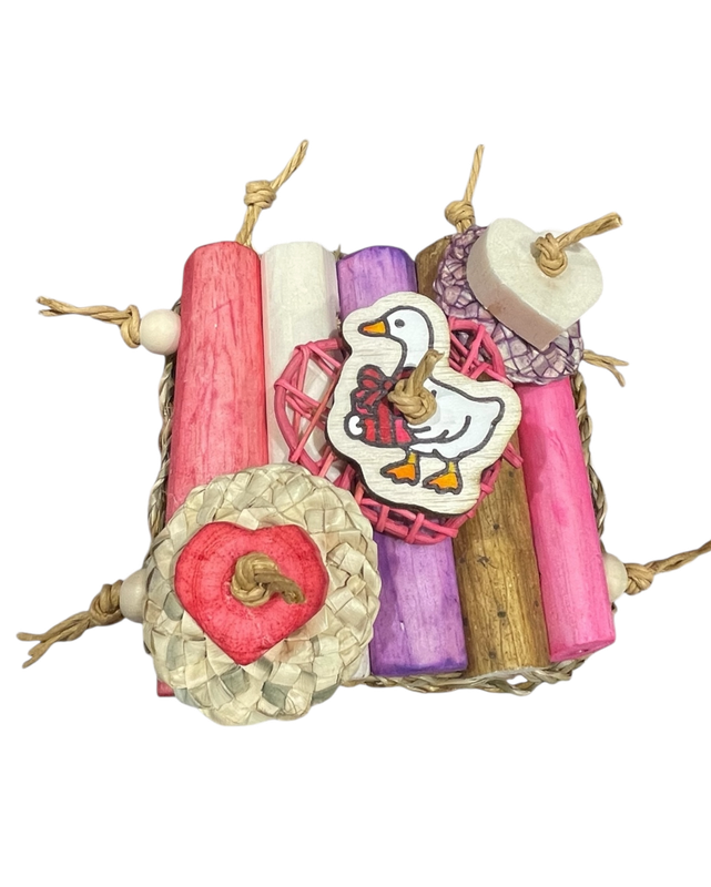 Secret Admirer with a Sola Stick Mat for Small &amp; Medium Birds by Feathered Addictions