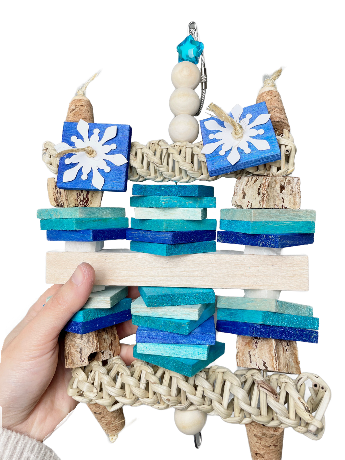 Snow Fluff Shredder Small to Medium Birds by Pirate's Beak